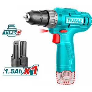 TOTAL TALADRO ATORNILLADOR A BATERIA 12V